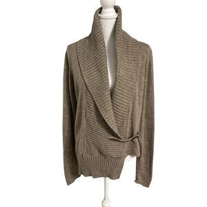 Crea Concept Alpaca Wool Sweater MEDIUM Asymmetric Hem Lagenlook Hygge Artsy